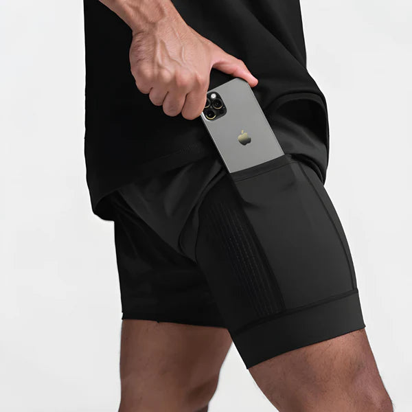 VELTARCO 2 in 1 RUNNING SHORTS